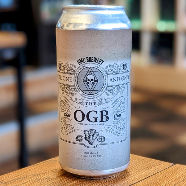 DMC Brewery - The OGB (Original Ginger Beer) - 5.2% Seventeenth Century Ginger Beer - 440ml Can