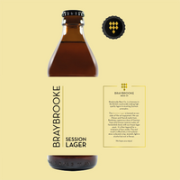 Braybrooke - Session Lager - 3.8% Session Lager - 330ml Bottle