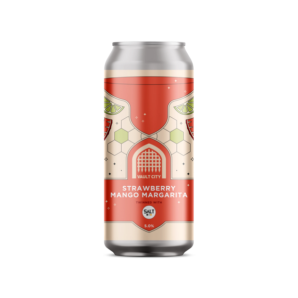 Vault City Salt - Strawberry Mango Margarita - 5% Fruited Sour - 440ml Can Vault City Salt - Strawberry Mango Margarita - 5% Fruited Sour - 440ml Can