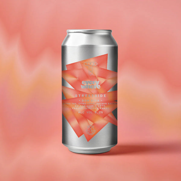 Track Everywhere - Streetside - 8.2% DDH DIPA w lots of different hops - 440ml Can Track Everywhere - Streetside - 8.2% DDH DIPA w lots of different hops - 440ml Can