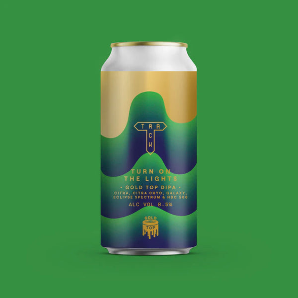 Track - Turn On The Lights - 8.5% Gold Top DIPA w/ Citra, Citra Cryo, Galaxy, Eclipse Spectrum & HBC 586 - 440ml Can