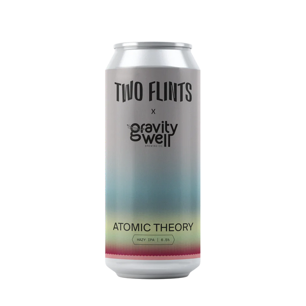 Two Flints Gravity Well - Atomic Theory - 6.5% Hazy IPA - 440ml Can Two Flints Gravity Well - Atomic Theory - 6.5% Hazy IPA - 440ml Can