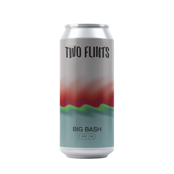 Two Flints - Big Bash - 8% Birthday DIPA - 440ml Can - The Triangle