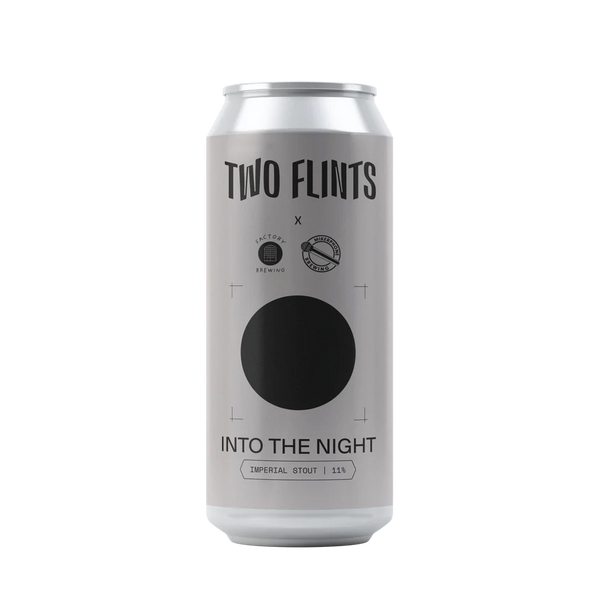 Two Flints / Mikerphone / Factory - Into the Night - 11% Imperial Stout - 440ml Can