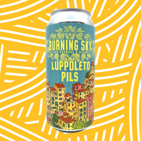 Burning Sky - Luppoleto Pils - 4.6% Italian Pils - 440ml Can