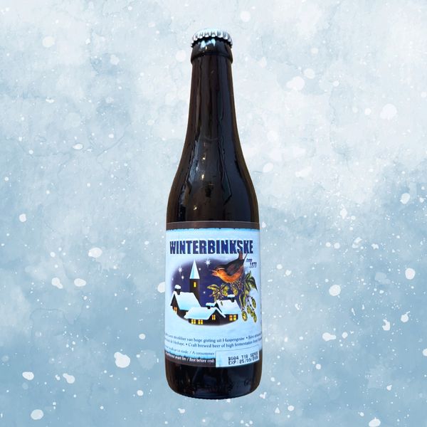 Brouwerij Kerkom - Winterbinkske - 8.3% Dark Winter Ale - 330ml Bottle