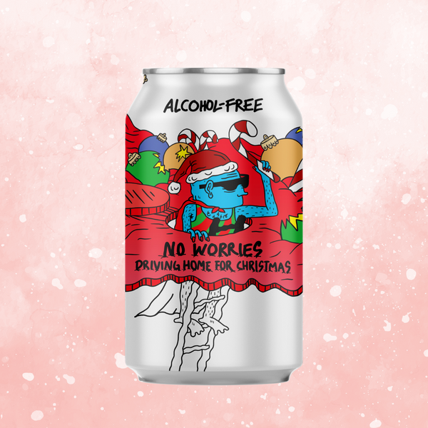 Lervig - No Worries (Driving Home for Christmas) - Alchohol Free Christmas Dark Ale - 330ml Can