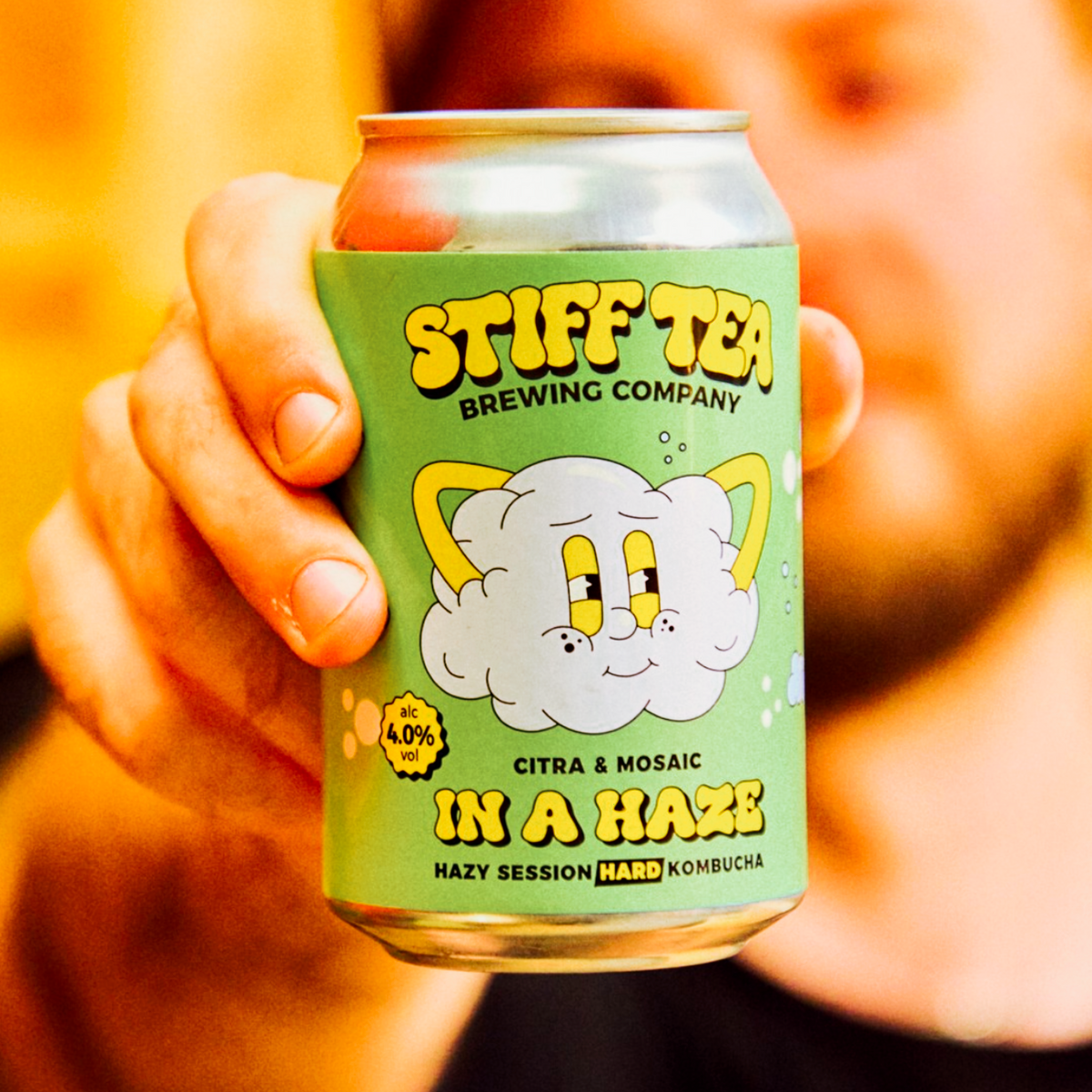 Stiff Tea - In A Haze - 4% Hard Kombucha - 330ml Can – The Triangle