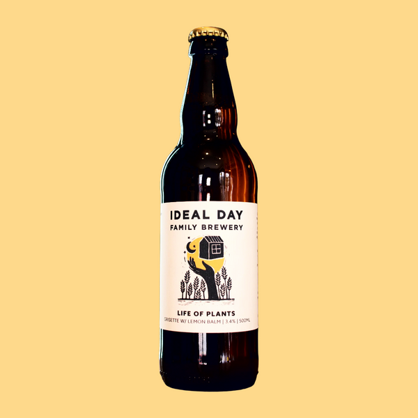 Ideal Day - Life of Plants - 3.5% Lemon Balm Grisette - 500ml Bottle