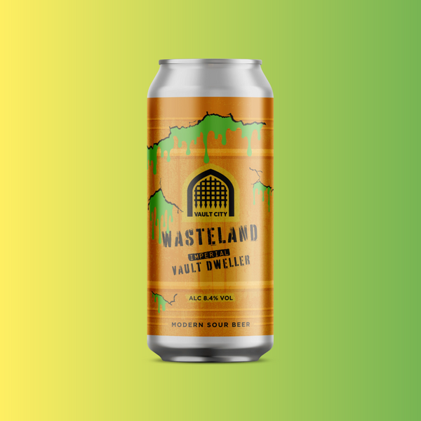 Vault City - Wasteland Imperial Vault Dweller - 8.4% Lemon Lime Kiwi & Apple Sour - 440ml Can