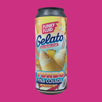 Funky Fluid Gelato: Turbo Pina - 5.5% Pina Colada Sour - 500ml Can