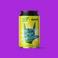 Funky Fluid - Tropik Free Gelato - Alcohol Free Ice Cream Sour - 330ml Can