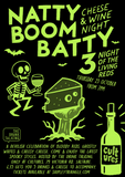 Natty Boom Batty 3: Night of the Living Reds - Thurs 23 October from 7pm at Cultures, Saltaire - Hosted by The Drink Talking