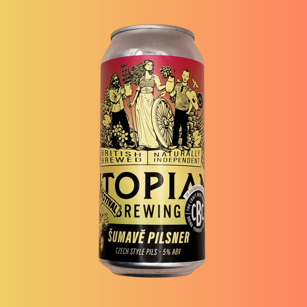 Utopian / Craft Beer Channel - Sumave Czech Pilsner - 5% Czech Style Pils - 440ml Can