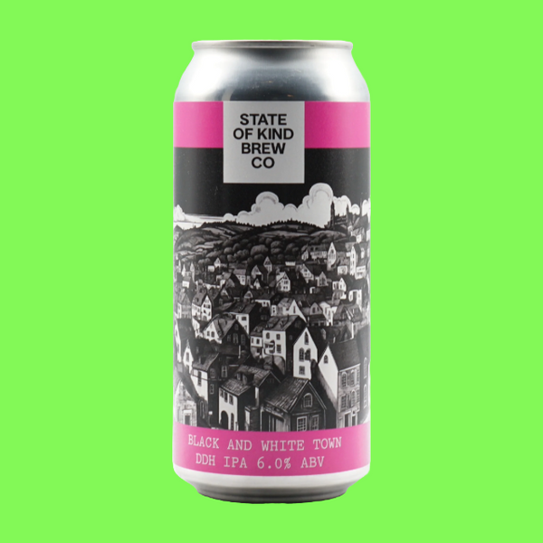 State of Kind Brew Co - Black and White Town - 6% IPA - 440ml Can