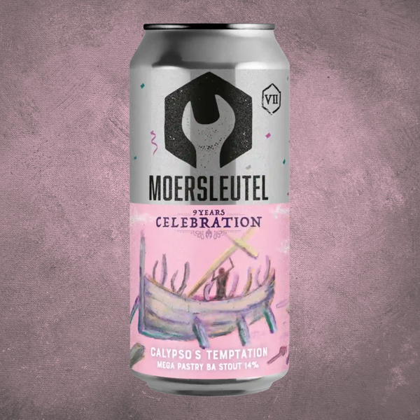 Moersleutel - 9Y: Calypso’s Temptation - 14% BA 9th Birthday Stout - 440ml Can