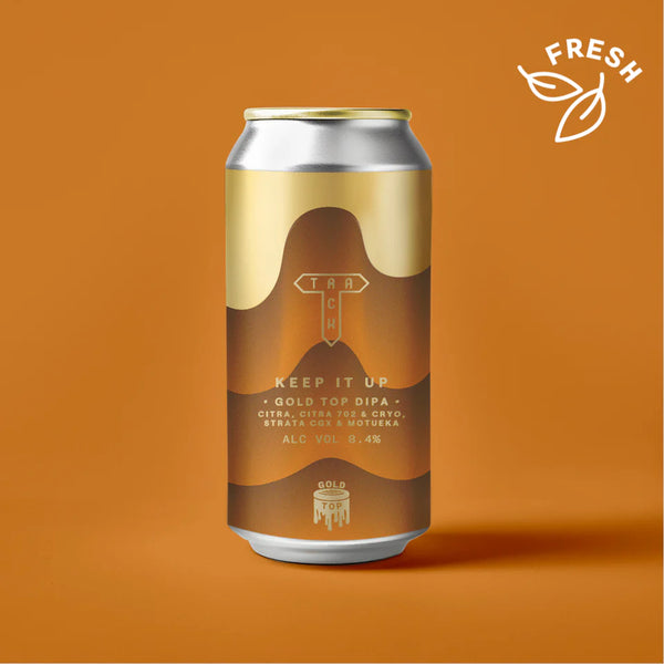Track - Keep It Up - 8.4% Gold Top DIPA w/ Citra 702, Citra Cryo, Citra T90, Strata CGX & Motueka - 440ml Can