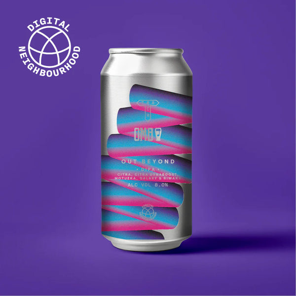 Track / Orchestrated Minds - Out Beyond - 8% DIPA w/ Citra, Citra Dynaboost, Motueka, Galaxy & Riwaka - 440ml Can