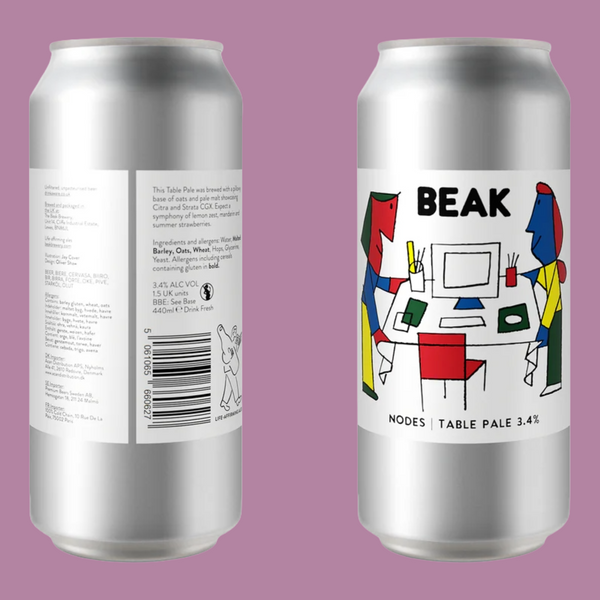 Beak - Nodes - 3.4% Table Beer - 440ml Can