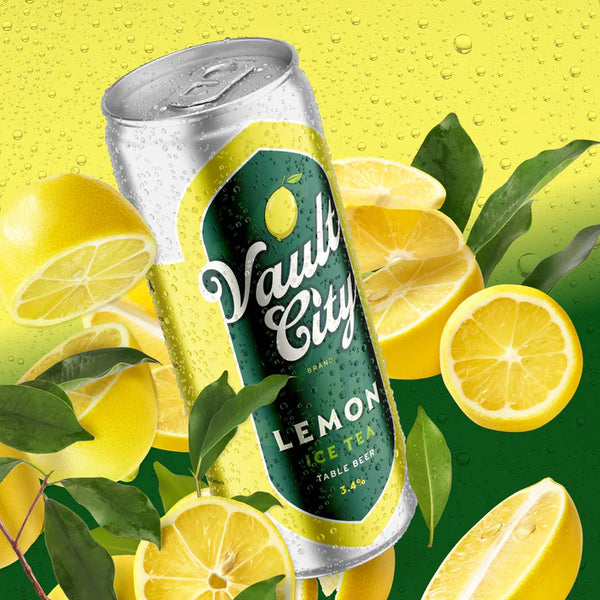 Vault City - Lemon Iced Tea - 3.4% Table Sour - 330ml Can