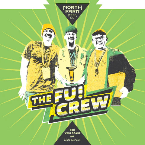 North Park Beer Company - The Fu! Crew - 6.5% DDH West Coast IPA - 440ml Can