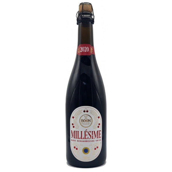 Boon - Millesime 2020 - 6.5% Scharbeekse Kriek Lambic - 750ml Bottle Boon - Millesime 2020 - 6.5% Scharbeekse Kriek Lambic - 750ml Bottle