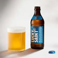 Lucky Saint - Alcohol Free Unfiltered Lager - 330ml Bottle