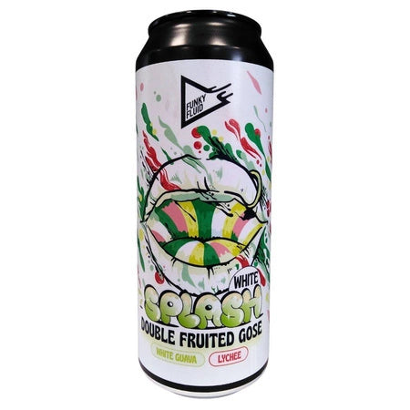 Funky Fluid - Splash: White - 3.6% Double Fruited Gose - 500ml Can
