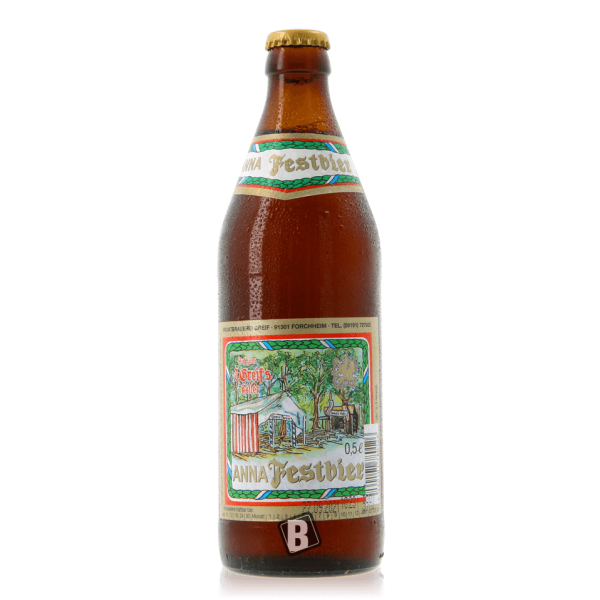 Greif Brau - Anna Festbier Hausbräu - 5.5% Festbier - 500ml Bottle