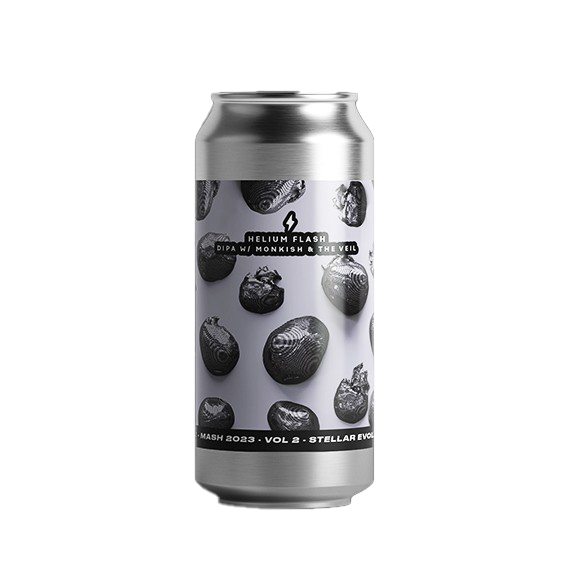 Garage Beer / The Veil / Monkish - Helium Flash - 9% DIPA - 440ml Can