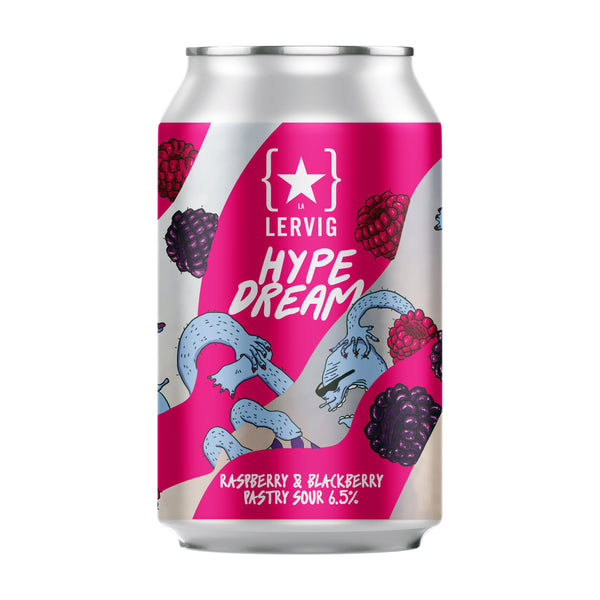 Lervig - Hype Dream - 6.5% Raspberry & Blackberry Pastry Sour - 330ml Can Lervig - Hype Dream - 6.5% Raspberry & Blackberry Pastry Sour - 330ml Can