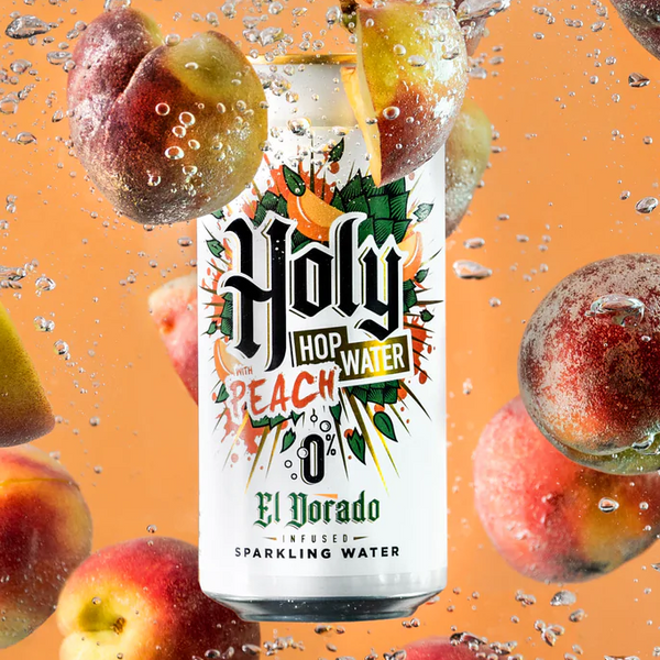 Northern Monk - Peach Hop Water with El Dorado - Alcohol Free Sparkling Water - 440ml Can