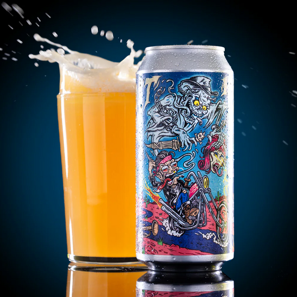 Bobbi Abbey Two Flints Pretty Decent - Ghost on the Highway - 6.5% DDH IPA - 440ml Can Bobbi Abbey Two Flints Pretty Decent - Ghost on the Highway - 6.5% DDH IPA - 440ml Can