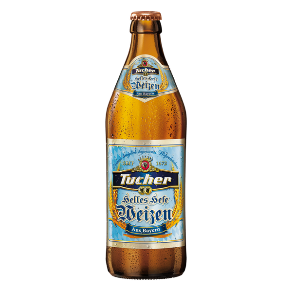 Tucher - Helles Hefe Weizen - 5.2% Wheat Beer - 500ml Bottle Tucher - Helles Hefe Weizen - 5.2% Wheat Beer - 500ml Bottle