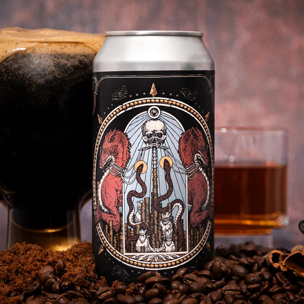 Northern Monk  Adrian Baxter  Transient Artisan Ales - Greed - 8.4% Pastry Stout w Coffee, Cinnamon & Chocolate - 440ml Can - The Triangle