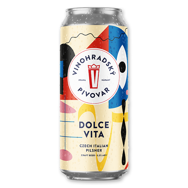 Vinohradsky - Dolce Vita - 5.3% Czech Italian Pilsner - 500ml Can