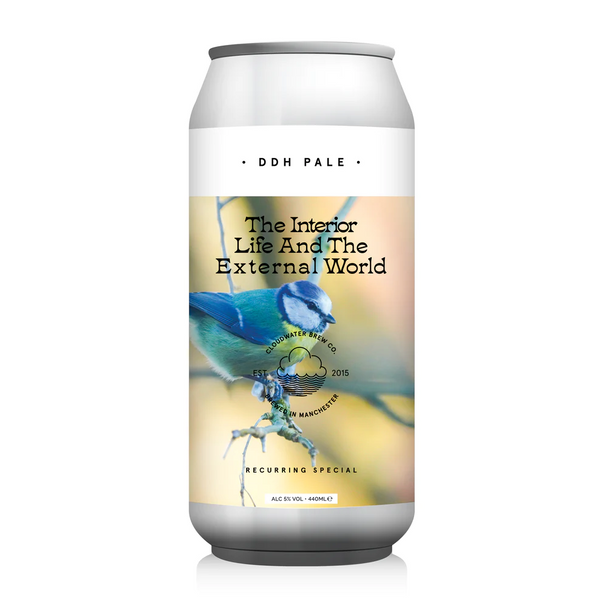 Cloudwater - The Interior Life And The External World - 5% DDH Pale with Kveik - 440ml Can