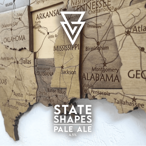 Azvex - State Shapes - 4.5% Centennial & Strata Pale - 440ml Can