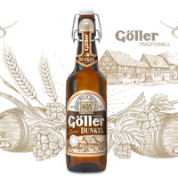 Goller - Dunkel - 5.2% Dark Lager - 500ml Bottle