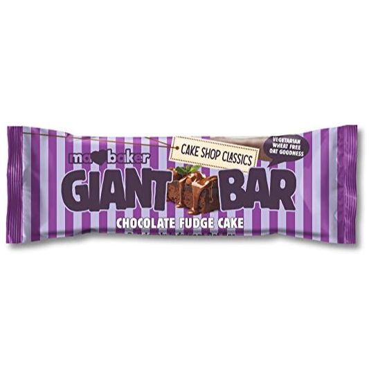 Giant Bars - 'Cake Shop' Chocolate Fudge Flapjack - 100g Bar