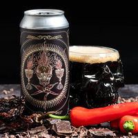 Northern Monk / Adrian Baxter / Pinta - Wrath - 6.6% Chocolate Chilli Stout - 440ml Can