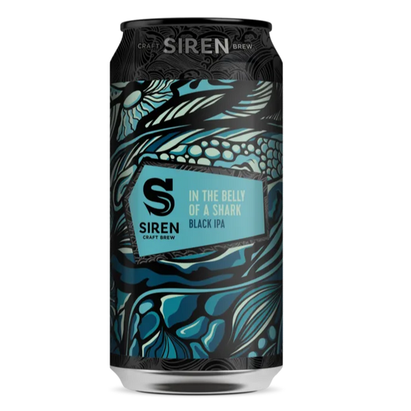 Siren - In The Belly Of A Shark - 6.2% Black IPA - 440ml Can