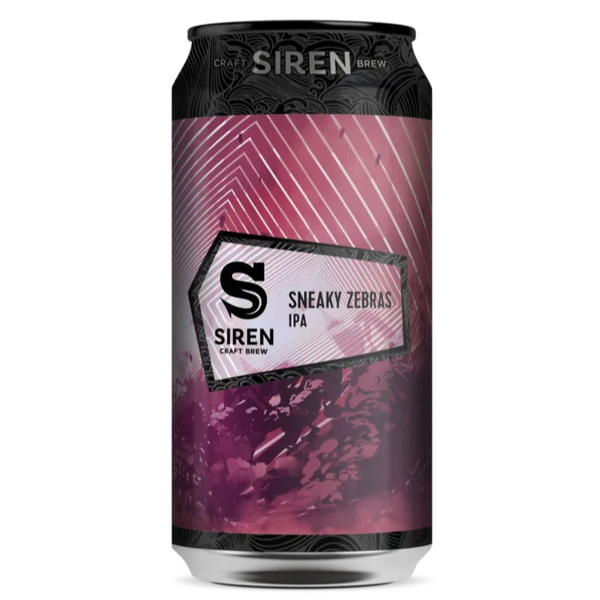 Siren - Sneaky Zebras - 6% Mosaic Strata IPA - 440ml Can