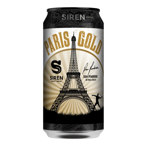 Siren / Dan Pembroke - Paris Gold - 4% West Coast Pale - 440ml Can