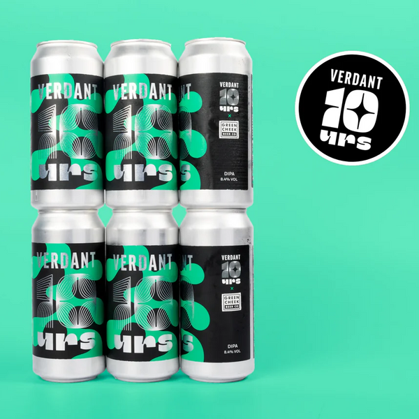 Verdant  Green Cheek - 10yrs Project Green - 8.4% DIPA - 440ml Can - The Triangle