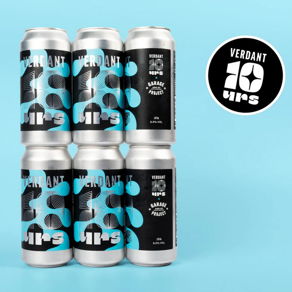 Verdant Garage Beer Co - 10yrs Project Blue - 6.5% IPA - 440ml Can Verdant Garage Beer Co - 10yrs Project Blue - 6.5% IPA - 440ml Can