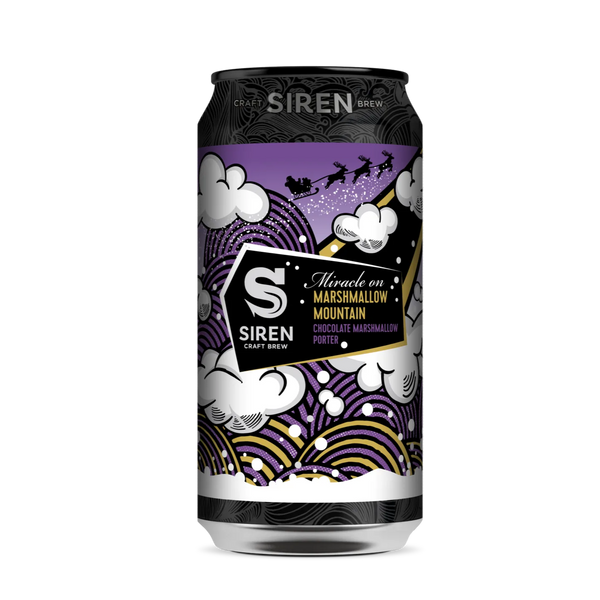 Siren - Marshmallow Mountain - 5.1% Marshmallow & Cacao Porter - 440ml Can - The Triangle