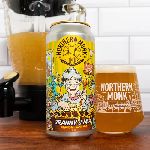 Northern Monk - Grannys Mix 10th Anniversary - 5.5% Tropical IPA - 440ml Can