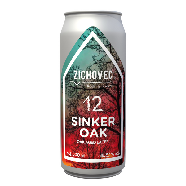 Zichovec - Sinker Oak - 5.1% Oak Aged Lager - 500ml Cans
