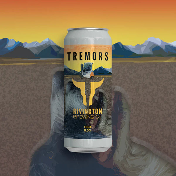 Rivington - Tremors - 8% DIPA - 500ml Can Rivington - Tremors - 8% DIPA - 500ml Can